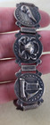 Vintage Jean Bart French Silver Plated Souvenir Bracelet From 1930s Sea Themed