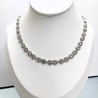 Swarovski Una Angelic Tennis Necklace   Round Cut