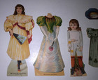Advertising 1880 s Mclaughlin Coffee Company Trade Cards Paper Dolls   Clothes