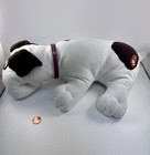 Vintage 1985 Tonka Pound Puppies Dog Plush Brown   White Stuffed Animal