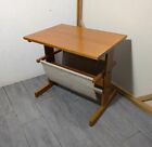 Vintage Pbj Mobler Mid Century Danish Modern Teak Wood Table With Magazine Rack