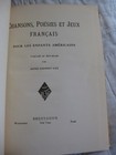 Antique French Childrens Book Set Songs Poems Vintage Lot 1894 Old Brentanos Ny