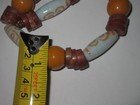Trade Beads Necklace Interesting Combination     a7 