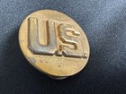 Vintage Wwii U s  Army Military Uniform Collar Brass Insignia Unique Clutch