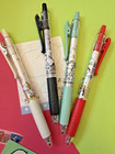 4 X Cute Snoopy Peanuts Pens 0 5mm Black Ink  Soft Grip Gift New