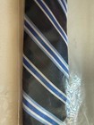 Set Of Two New Big Boys Patterned Ties - Blue And Teal Plaid striped