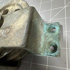 Vintage Wilcox Crittenden Bronze Double Sheave Deck Block Marine Pulley 7  Oal
