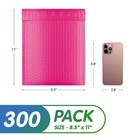 Pink Poly Bubble Mailers Self Seal Padded Envelopes 300 Count 8 5 X 11 In