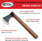 Supplies Throwing Tomahawk Axe  Black