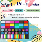 Face Painting Kit For Kids  42 Colors Professional Face Paint Makeup Kit Non-tox