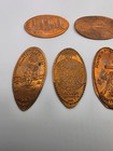 Us States And Cities Elongated Pressed Pennies Lot Of 9 - Alaska Chicago Florida