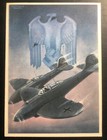1941 Zagreb Croatia Patriotic Postcard Cover German Wehrmacht Air Force