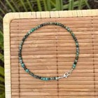 African Turquoise Beads Crystal Anklet Healing Bohemian Women s Healing Jewelry