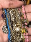 Cool Jewelry  Lot Of 100 Vintage Necklaces Gold And Silver Tone All Wearable 