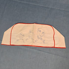 Vintage 50 s Kitsch Anthropomorphic Toast Toaster Cover Stamped To Embroider