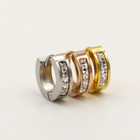 Titanium Stainless Steel Women Men Hoop Earrings Huggie Earrings Cz Piercings