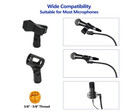 Mic Stand Boom Microphone Stands Tripod Gooseneck Height Adjustable From 24 