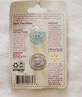 Parent   s Choice Vent Pacifier 0  M Blue White Orthodontic Silicone Nipple 2 Pack