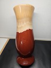 Vintage 1970s Mid Century Modern Large Drip Glaze Ceramic Vase 10  Southwestern 