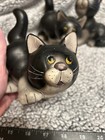 Vintage Ceramic Cat Set Of 3 They Do Have Some Issues    See Pictures And Read  