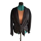 Vintage Black Cape - One Size - Goth - 80s - Sequined