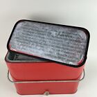 Rare Vintage 1950s Progress Refrigerator Company Louisville Red Ice Chest Cooler