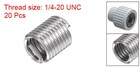 20pack 1 4-20 Unc 2d 12 7mm 304 Stainless Steel Helical Wire Threaded Insert