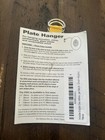 Invisible Flatirons Disc Adhesive Medium Plate Hanger Set  4 - 3 Inch Hangers 