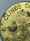 Vintage Souvenir Clines Corners New Mexico Good Luck Coin Token   bg1 