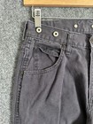 Vintage 80s 90s Gap Denim Riveted Double Knee Canvas Jeans Sz 29 Gray Rare