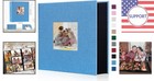 Luxury 4x6 Photo Album With 600 Pockets - Stylish Teal Linen For Family Memories