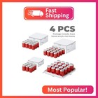Acrylic Buffet Risers  4 Pcs White Large Food Display Stands For Party Table  Di