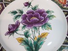 Georges Briard   Amethyst Kutani Dinner Plates  Set Of 6  Purple Floral  Nice 