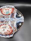 Antique Japanese Imari Meiji Double Fish Platter Early 20th Century
