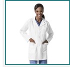 Wonderwink Origins Multi Pockets Unisex Lab Coat 35  Length 7106long- White -xl
