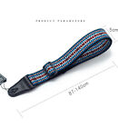 Embroidery Bohemian Style Cotton Electric Acoustic Guitar Strap Adjustable Soft