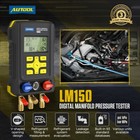Digital Hvac Manifold Gauge Set Refrigeration A c Pressure Vacuum Leakage Tester