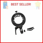 Godox S2 Speedlite Bracket Bowens Mount Holder For Speedlite Flash Snoot Softbox