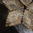 Vtg Heart Diamond Shaped Mini Tartlet Tins Lot Of 7 Metal Tart Molds Sweden 