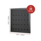 Black Display Frame For Lego Minifigures - 6x4 - Fits 24 Minifigures