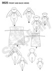 Sewing Pattern Sew Stuffed Animal Soft Plush Toy - Teddy Bear Bunny Rabbit 8625