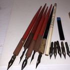Vtg Dip In  Pens  Ball Point Pens   Pencils Some Write  Some Don   t  Rare- 27