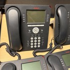  lot Of 9   Avaya Business  9608  Phones W  Handsets   3 Stands