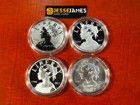 2017 American Liberty 225th Anniversary Silver 4-coin Medal Set In Ogp P W S D