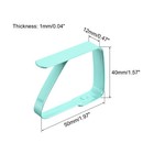 Tablecloth Clips 50mm X 40mm 420 Stainless Steel Table Cloth Holder Green 2 Pcs