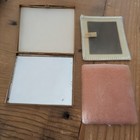 Vintage Unused Gold Tone Powder Compact Mirror W  Original Puff   Sifter Nos