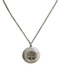 Tree Of Life Photo Locket Pendant Necklace Cable Chain