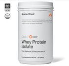 Momentous Grass-fed Whey Isolate Protein Unflavored 25 Servings
