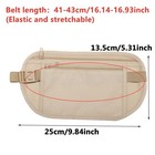 Invisible Waist Packs Pouch For Passport Money Belt Bag Hidden Security Wallet