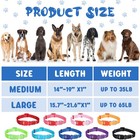 Amylove 27 Pcs Adjustable Nylon Dog Collar Bulk For Small Medium Large Dogs